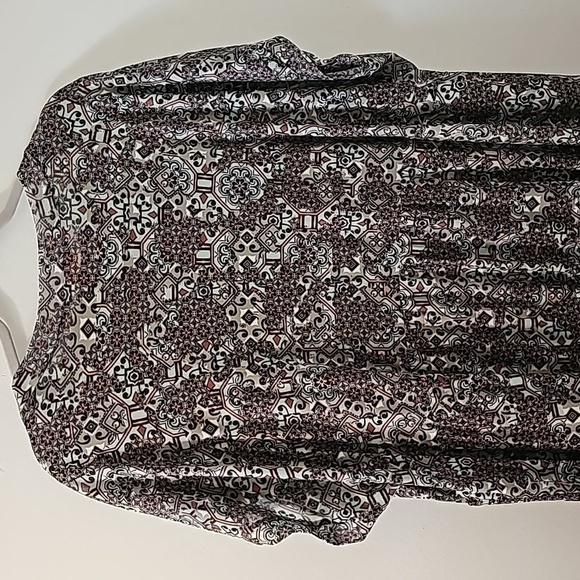 Ruby Rd. Women's 2X dress. Green print lined polyester flowie. Great con… - Picture 5 of 6